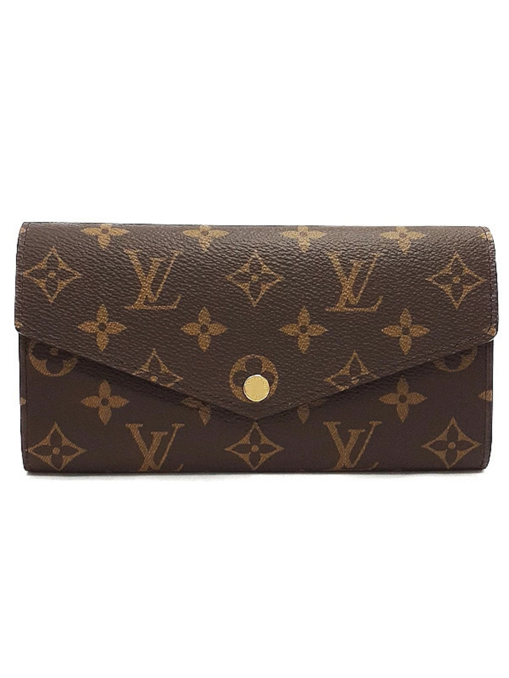 Louis Vuitton Monogram Portefeuille Sarah Bi fold Long Wallet